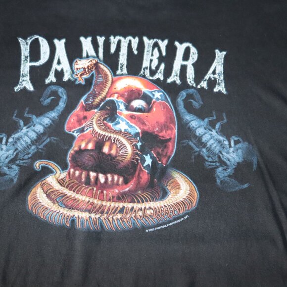 Vintage 2003 Pantera T-Shirt – XL – Skull & Scorpions – AAA. Rock And Roll. Band - Picture 5 of 11